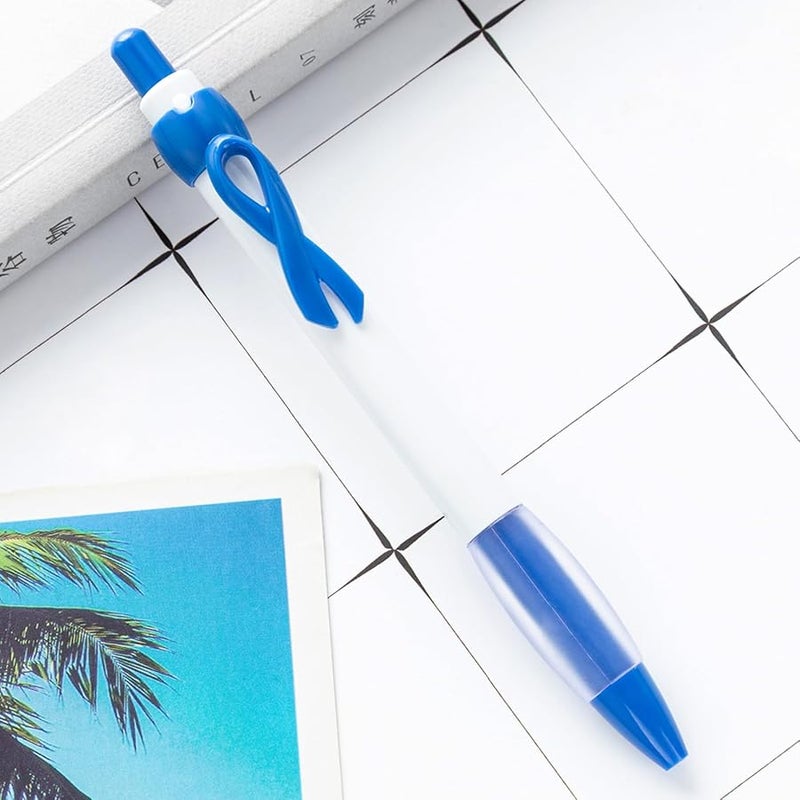 20Pcs Retractable Ballpoint Pens with Clip for Office Writing Smoothly - Image 5
